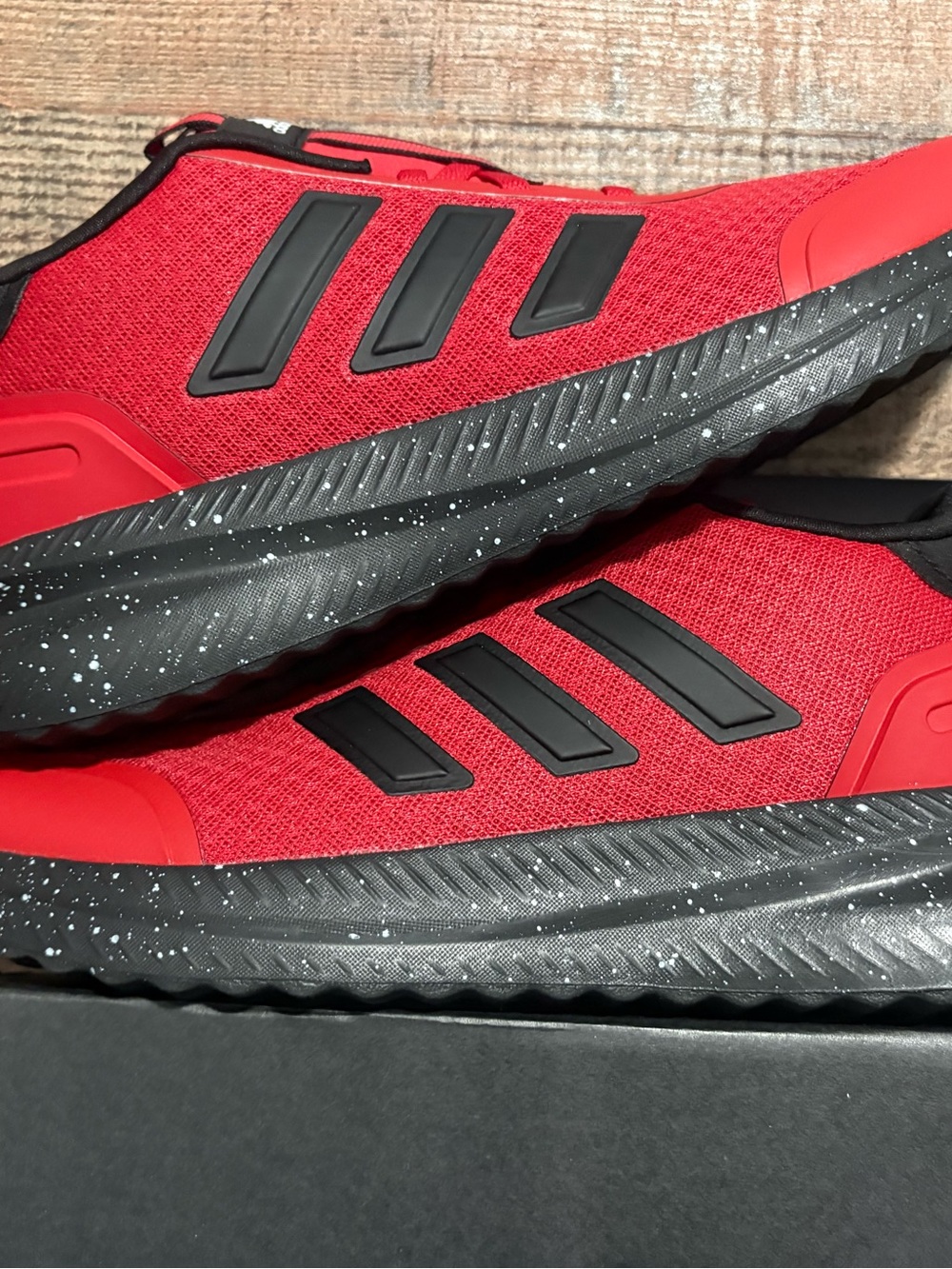 adidas Red and Black Men's Sneakers